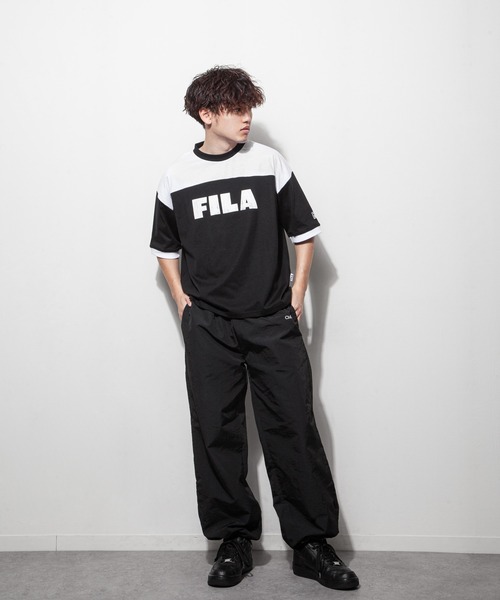FILA(フィラ)の「【FILA】 90’s ヴィンテージ ロゴ プリント 半袖 リンガー Tシャツ(Tシャツ/カットソー・レディース・ホワイト/ブラック/ネイビー/ブラック系/ホワイト系・MEDIUM/LARGE)」の7枚目の写真