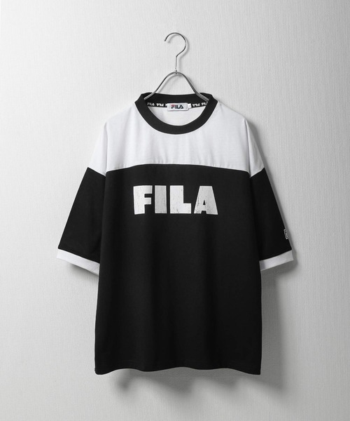FILA(フィラ)の「【FILA】 90’s ヴィンテージ ロゴ プリント 半袖 リンガー Tシャツ(Tシャツ/カットソー・レディース・ホワイト/ブラック/ネイビー/ブラック系/ホワイト系・MEDIUM/LARGE)」の21枚目の写真