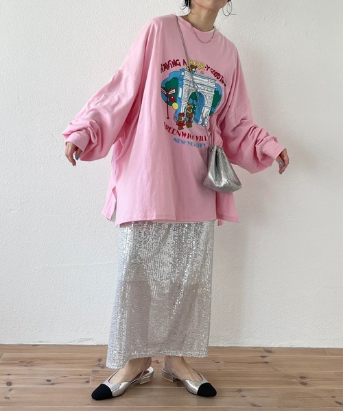 wee9s（ウィークス）の「"GIRAGIRA" disco skirt / ギラギラスパンコールディスコスカート（スカート・レディース・シルバー/ゴールド/ブラック・FREE/SHORT）」の11枚目の写真