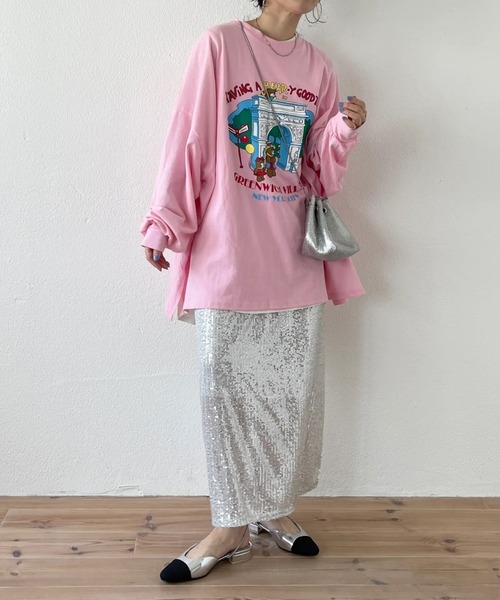 wee9s（ウィークス）の「"GIRAGIRA" disco skirt / ギラギラスパンコールディスコスカート（スカート・レディース・シルバー/ゴールド/ブラック・FREE/SHORT）」の13枚目の写真