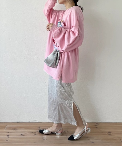 wee9s（ウィークス）の「"GIRAGIRA" disco skirt / ギラギラスパンコールディスコスカート（スカート・レディース・シルバー/ゴールド/ブラック・FREE/SHORT）」の15枚目の写真