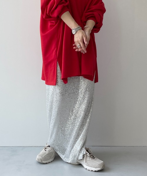 wee9s（ウィークス）の「"GIRAGIRA" disco skirt / ギラギラスパンコールディスコスカート（スカート・レディース・シルバー/ゴールド/ブラック・FREE/SHORT）」の17枚目の写真