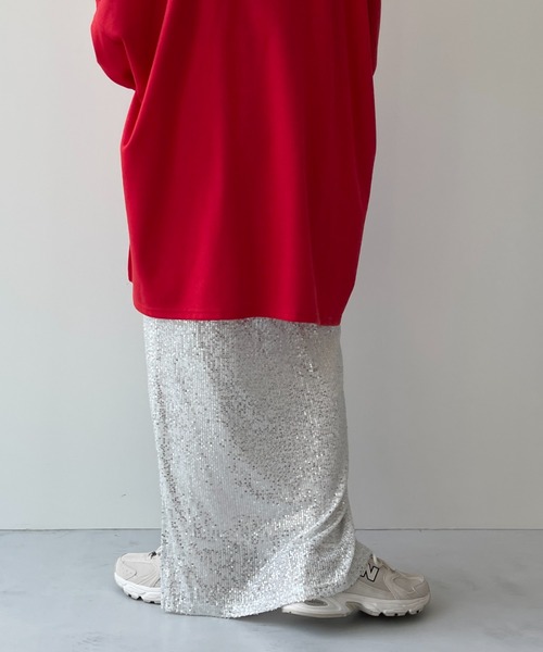 wee9s（ウィークス）の「"GIRAGIRA" disco skirt / ギラギラスパンコールディスコスカート（スカート・レディース・シルバー/ゴールド/ブラック・FREE/SHORT）」の19枚目の写真
