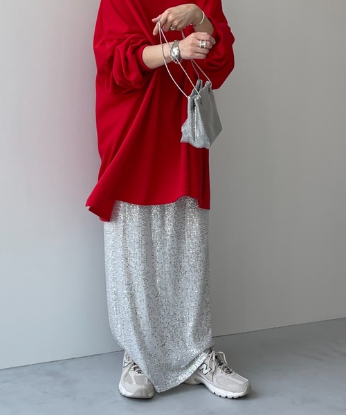 wee9s（ウィークス）の「"GIRAGIRA" disco skirt / ギラギラスパンコールディスコスカート（スカート・レディース・シルバー/ゴールド/ブラック・FREE/SHORT）」の22枚目の写真