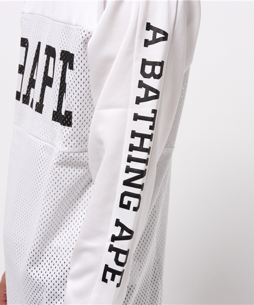 A BATHING APE（アベイシングエイプ）の「BAPE MESH LT（Tシャツ/カットソー・メンズ・ブラック/ホワイト/レッド・MEDIUM/SMALL/X-LARGE/LARGE/XX-LARGE）」の8枚目の写真