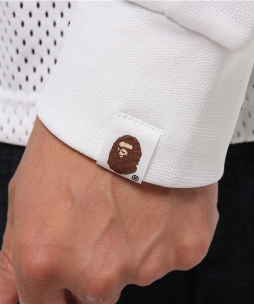 A BATHING APE（アベイシングエイプ）の「BAPE MESH LT（Tシャツ/カットソー・メンズ・ブラック/ホワイト/レッド・MEDIUM/SMALL/X-LARGE/LARGE/XX-LARGE）」の10枚目の写真