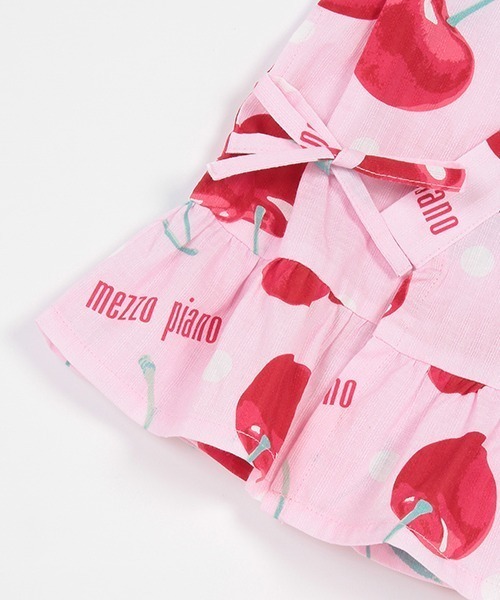mezzo piano（メゾピアノ）の「チェリー柄 浴衣ドレス（浴衣）」 - WEAR