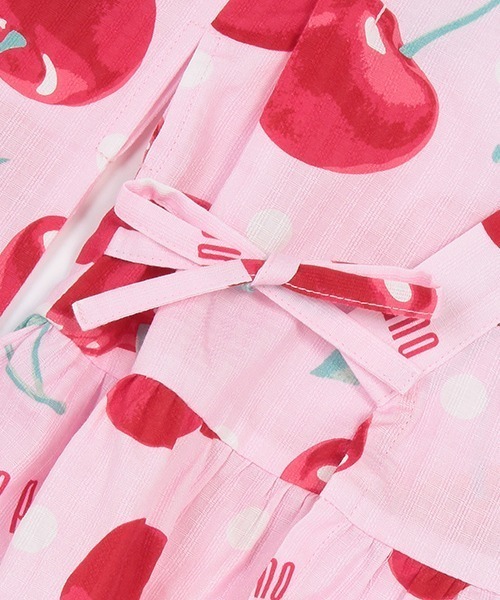 チェリー柄 浴衣ドレス