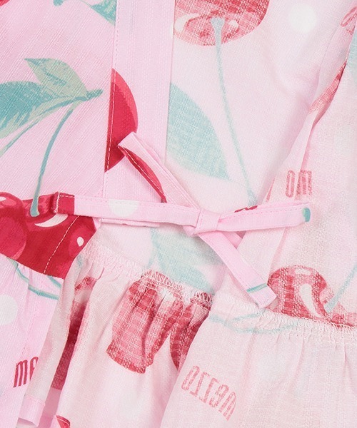 チェリー柄 浴衣ドレス