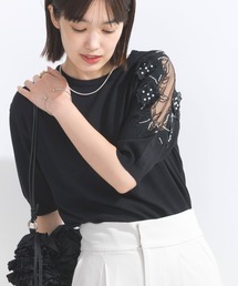 PICCIN PERLA | フラワーモチーフ刺繍ニット(ニット/セーター)