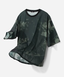 HARE（ハレ）の「コラージュプリントメッシュカット(HARE)（Tシャツ/カットソー・メンズ）」