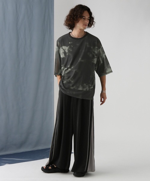 HARE（ハレ）の「コラージュプリントメッシュカット(HARE)（T