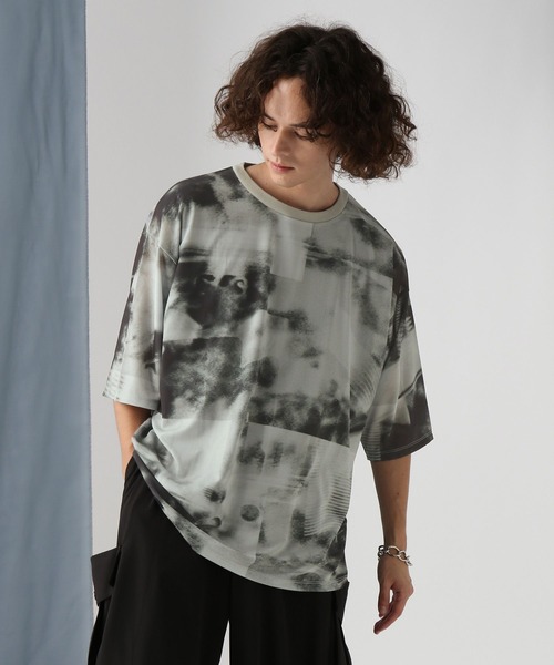 HARE（ハレ）の「サーフェスプリントメッシュカット(HARE)（T