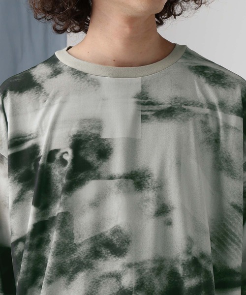 HARE（ハレ）の「コラージュプリントメッシュカット(HARE)（Tシャツ/カットソー・メンズ・ブルー/グレー/ブラック・FREE）」の13枚目の写真