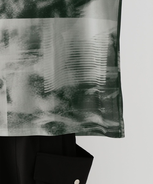 HARE（ハレ）の「コラージュプリントメッシュカット(HARE)（Tシャツ/カットソー・メンズ・ブルー/グレー/ブラック・FREE）」の15枚目の写真