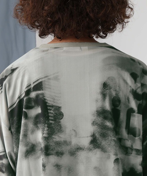 HARE（ハレ）の「コラージュプリントメッシュカット(HARE)（Tシャツ/カットソー・メンズ・ブルー/グレー/ブラック・FREE）」の16枚目の写真