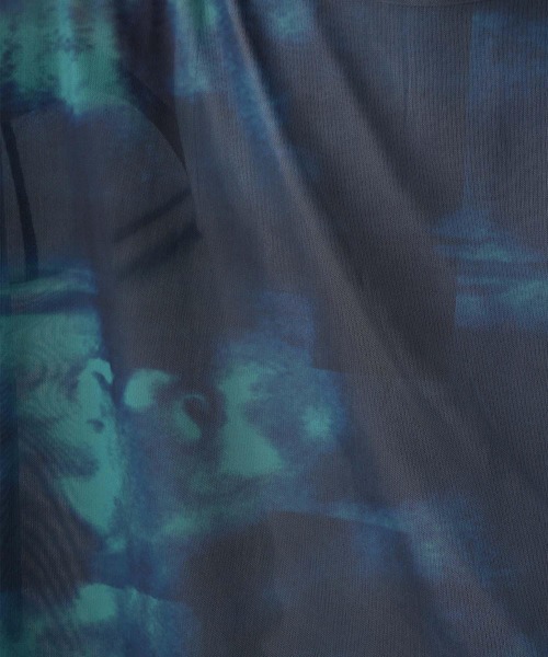 HARE（ハレ）の「コラージュプリントメッシュカット(HARE)（Tシャツ/カットソー・メンズ・ブルー/グレー/ブラック・FREE）」の19枚目の写真