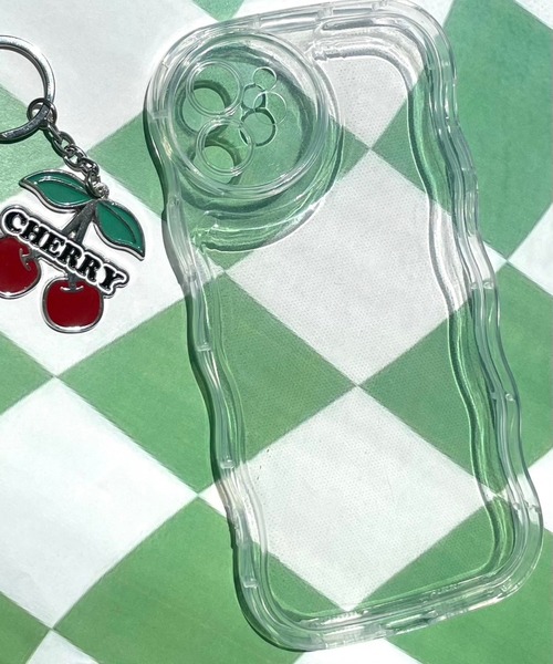 WEGO(ウィゴー)の「WEGO/クリアウェーブiphoneケース(スマホケース/カバー・レディース・その他3/その他2/その他1/その他4/その他5・FREE)」の2枚目の写真