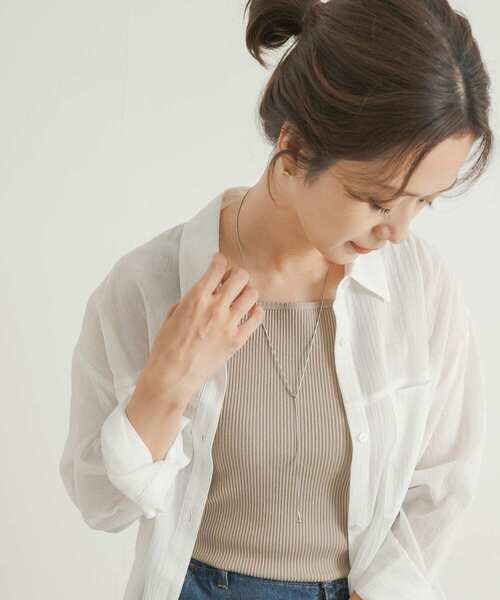 URBAN RESEARCH DOORS（アーバンリサーチドアーズ）の「スライドチェーンワンポイントネックレス（ネックレス・レディース・シルバー/ゴールド・ONE）」の2枚目の写真