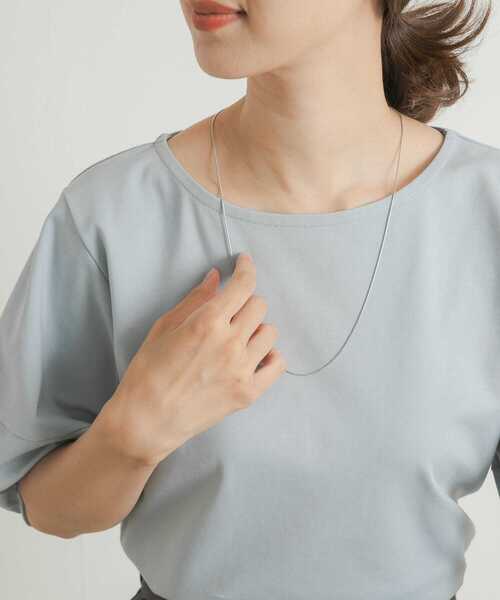 URBAN RESEARCH DOORS（アーバンリサーチドアーズ）の「スライドチェーンワンポイントネックレス（ネックレス・レディース・シルバー/ゴールド・ONE）」の6枚目の写真