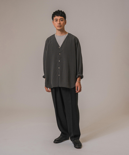 EDIFICE(エディフィス)の「ドレーピー ツイル バルーンパンツ(その他パンツ・メンズ・グリーン/ブラック/チャコールグレー・LARGE/MEDIUM/SMALL)」の12枚目の写真