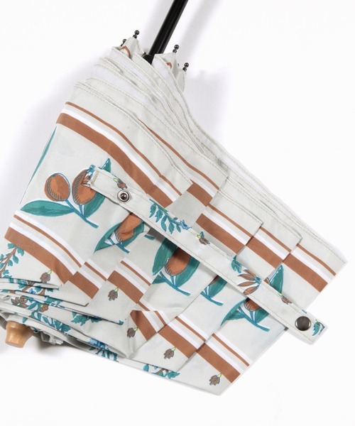 【晴雨兼用】オリーブ柄プリント折り畳み傘