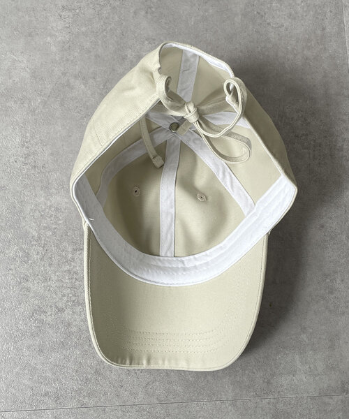 Thevon（ゼボン）の「バックリボンツイルキャップ（キャップ・レディース・チャコールグレー/ブラック/アイボリー・FREE）」の11枚目の写真