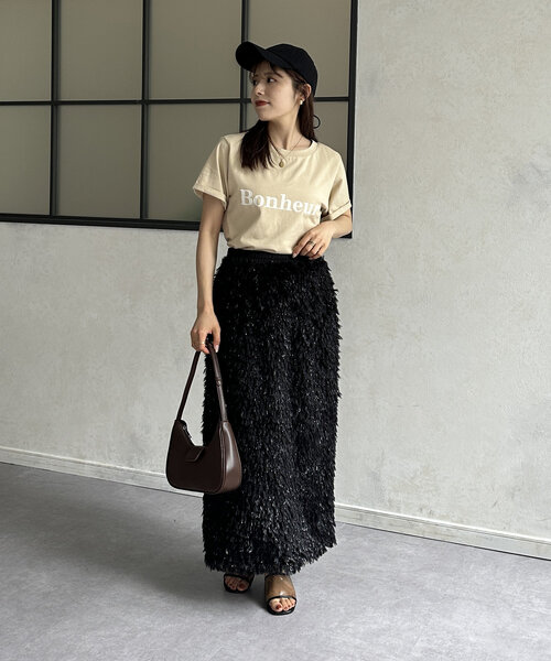 Thevon（ゼボン）の「バックリボンツイルキャップ（キャップ・レディース・チャコールグレー/ブラック/アイボリー・FREE）」の14枚目の写真