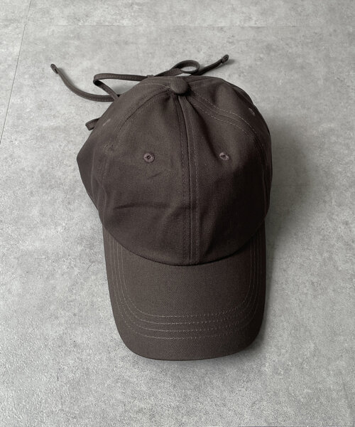 Thevon（ゼボン）の「バックリボンツイルキャップ（キャップ・レディース・チャコールグレー/ブラック/アイボリー・FREE）」の22枚目の写真