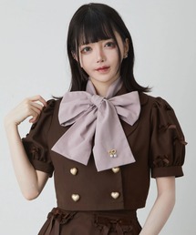 Ank Rouge（アンクルージュ）の「袖リボンショートジャケット（テーラードジャケット）」