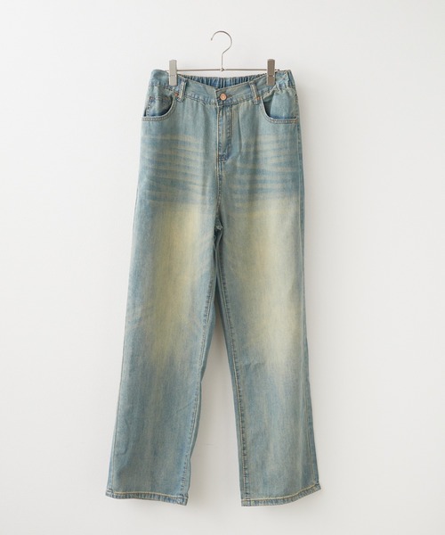ALL RUNS(オールランズ)の「ヴィンテージ 加工 デニムパンツ(デニムパンツ・メンズ・ブルー・M/L/XL)」の1枚目の写真