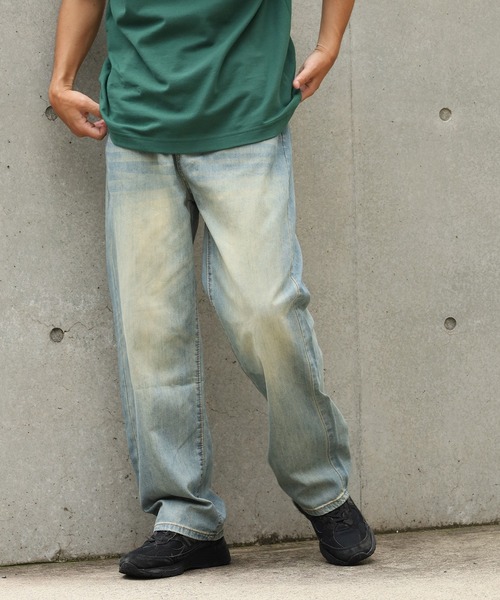 ALL RUNS(オールランズ)の「ヴィンテージ 加工 デニムパンツ(デニムパンツ・メンズ・ブルー・M/L/XL)」の6枚目の写真