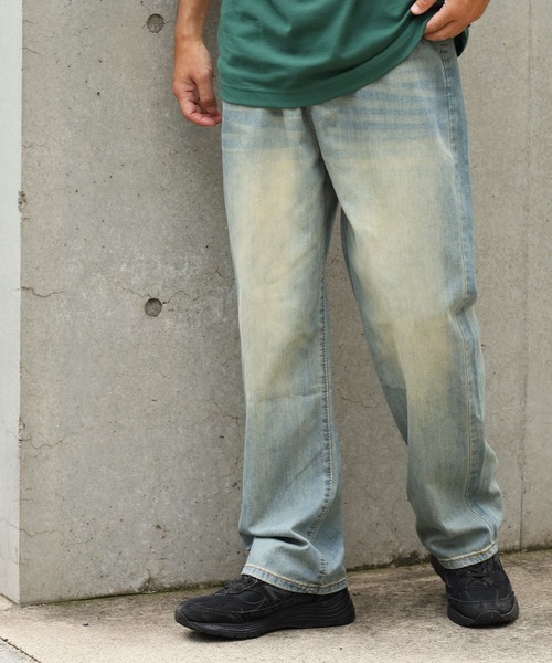 ALL RUNS(オールランズ)の「ヴィンテージ 加工 デニムパンツ(デニムパンツ・メンズ・ブルー・M/L/XL)」の4枚目の写真
