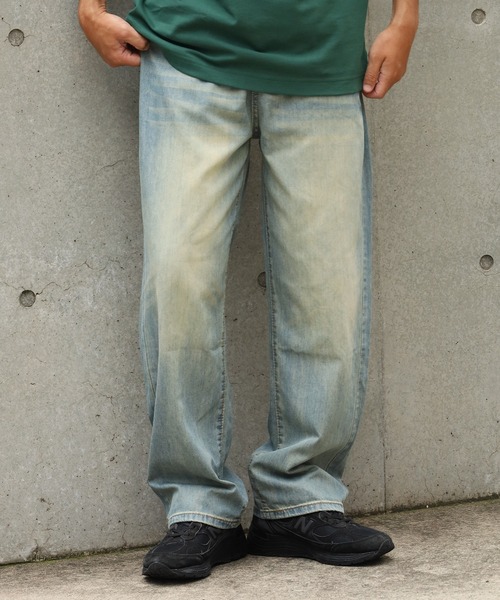 ALL RUNS(オールランズ)の「ヴィンテージ 加工 デニムパンツ(デニムパンツ・メンズ・ブルー・M/L/XL)」の14枚目の写真