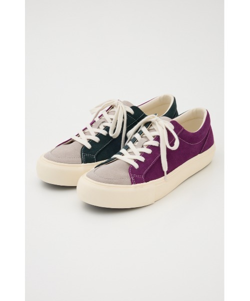 RODEO CROWNS WIDE BOWL(ロデオクラウンズワイドボウル)の「low-cut suede sneakers(スニーカー・メンズ・ブラック/ネイビー/マルチ・26.5cm/27.5cm)」の7枚目の写真