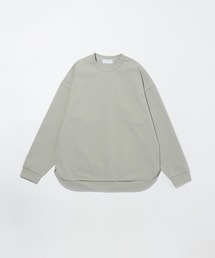 ADAM ET ROPE'（アダムエロペ）の「【定番】ポンチ ドロップショルダー キックバック ロングスリーブTee / 高機能ストレッチ / ロングシーズン着用可能（Tシャツ/カットソー・メンズ）」
