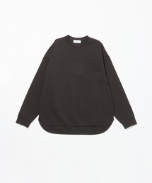 ADAM ET ROPE' | 【定番】ポンチ ドロップショルダー キックバック ロングスリーブTee / 高機能ストレッチ / ロングシーズン着用可能(Tシャツ/カットソー)