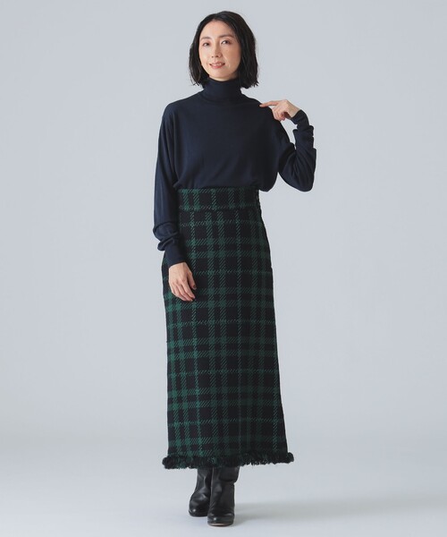 【セール】カラーツイード スカート（スカート）｜EFFE BEAMS（エッフェビームス）