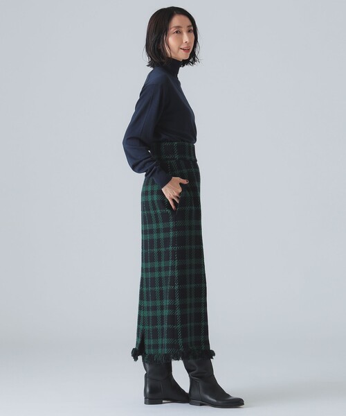 【セール】カラーツイード スカート（スカート）｜EFFE BEAMS（エッフェビームス）