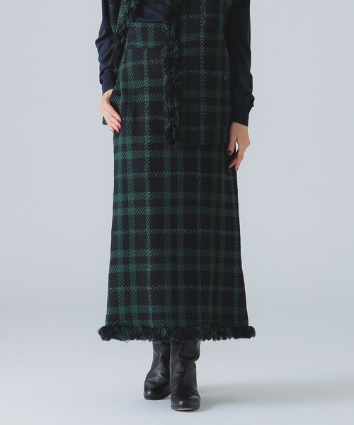 【セール】カラーツイード スカート（スカート）｜EFFE BEAMS（エッフェビームス）