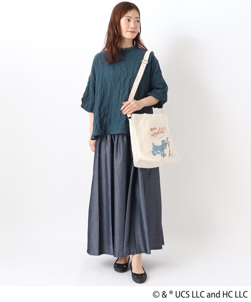 one'sterrace(ワンズテラス)の「おさるのジョージ 中仕切りショルダーバッグ(ショルダーバッグ・レディース・イエロー系8/ブルー系その他7・99)」の12枚目の写真