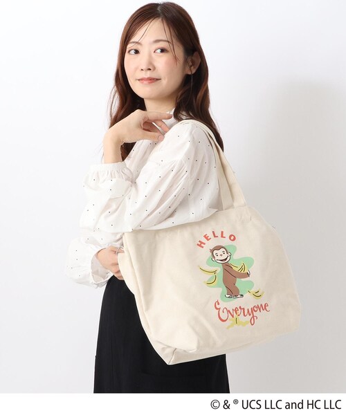 one'sterrace(ワンズテラス)の「おさるのジョージ 中仕切りショルダーバッグ(ショルダーバッグ・レディース・イエロー系8/ブルー系その他7・99)」の14枚目の写真