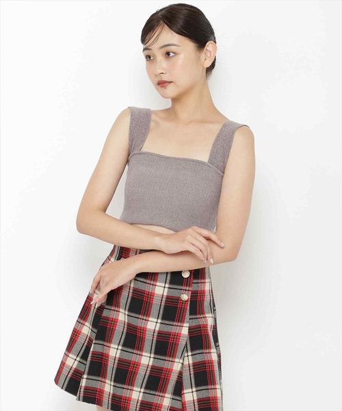REDYAZEL(レディアゼル)の「モールニットボレロ&キャミソールセット(ニット/セーター・レディース・ベージュ/ダークグリーン/ブラック・FREE)」の20枚目の写真