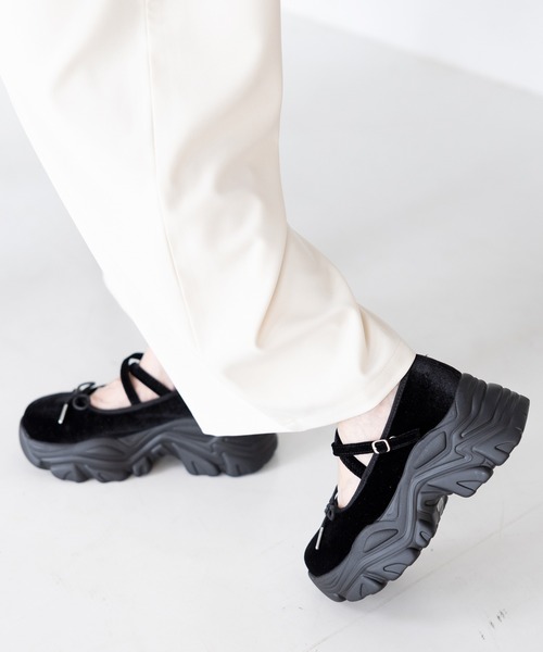 attagirl（アタガール）の「厚底メリージェーンシューズ（スニーカー・レディース・ホワイト/シルバー/ブラック/ブラック系その他/シルバー系その他/ブラック系その他2/ブラウン系その他2/レオパード・LL/L/M/S/3L）」の13枚目の写真