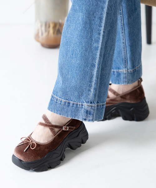 attagirl（アタガール）の「厚底メリージェーンシューズ（スニーカー・レディース・ホワイト/シルバー/ブラック/ブラック系その他/シルバー系その他/ブラック系その他2/ブラウン系その他2/レオパード・LL/L/M/S/3L）」の19枚目の写真