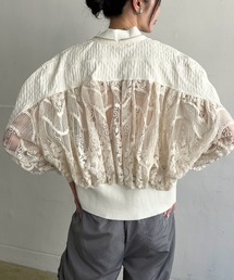 Jewelobe（ジュエローブ）の「ボディシアーレースギャザーブルゾン（ブルゾン）」