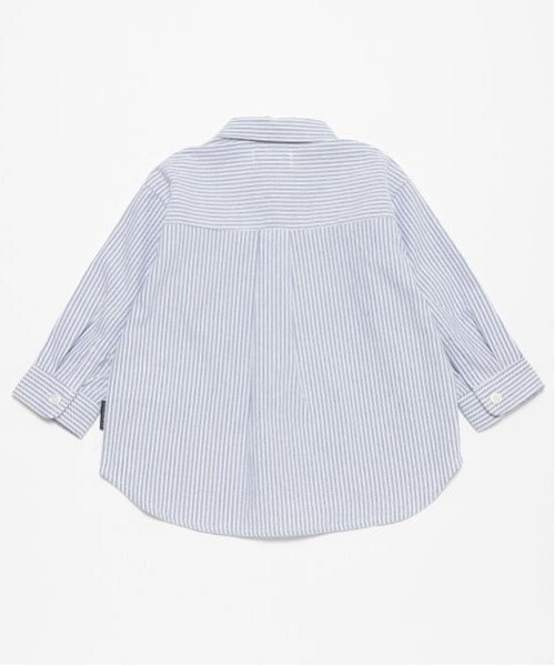 petit main（プティマイン）の「【POLO BCS】長袖シャツ（シャツ/ブラウス・キッズ・オフホワイト/ブルー/マルチ・80ｃｍ/90cm/100cm/110cm/120cm/130cm）」の4枚目の写真
