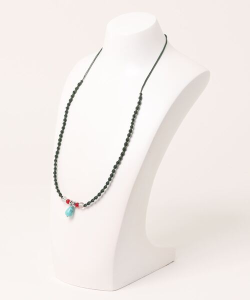 チャイハネ（チャイハネ）の「【チャイハネ】アミーズネックレス（ネックレス・レディース・グリーン/ベージュ・FREE）」の7枚目の写真