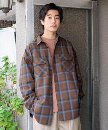 niko and... | オンブレチェックネルシャツ(シャツ/ブラウス)