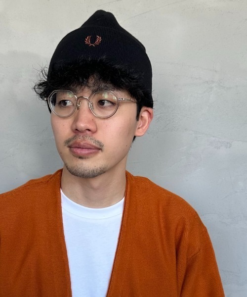 FRED PERRY（フレッドペリー）の「[FRED PERRY/フレッドペリー] ワンポイントロゴ刺繍 クラシックビーニー（ニットキャップ/ビーニー・レディース・ナチュラル/ブラック/ネイビー・ONE SIZE）」の10枚目の写真